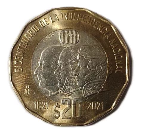 Moneda Conmemorativa Del Bicentenario De La Independencia En Venta En