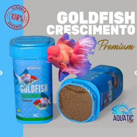 Ra O Para Peixes Goldfish Kinguios Crescimento G Nutricon Premium