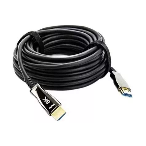 Cabo Hdmi Hz Fibra Ptica Metros K K Mts Parcelamento