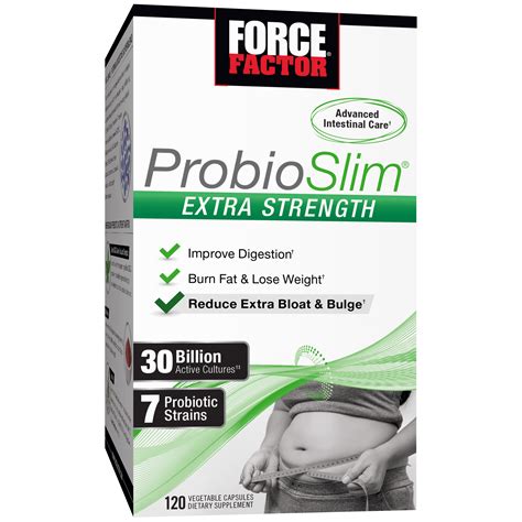 Force Factor Probioslim Extra Strength Probiotic Supplement Billion