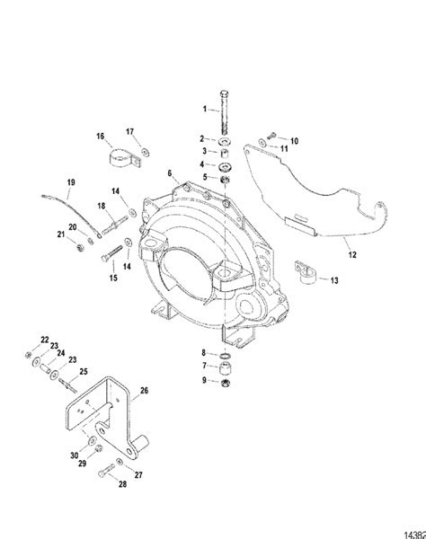 Mercruiser Race Engine And Drive Scorpion 377 Sterndrive Flywheel Housing Parts