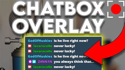 💬 Add Chatbox Chat Overlay To Your Stream Streamlabs Tutorial Youtube