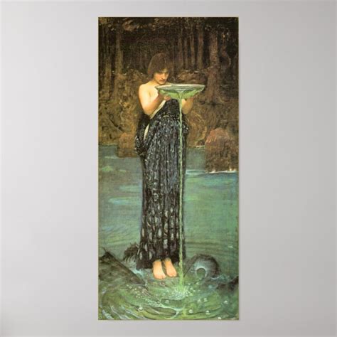 Circe Invidiosa By John William Waterhouse Poster Zazzle