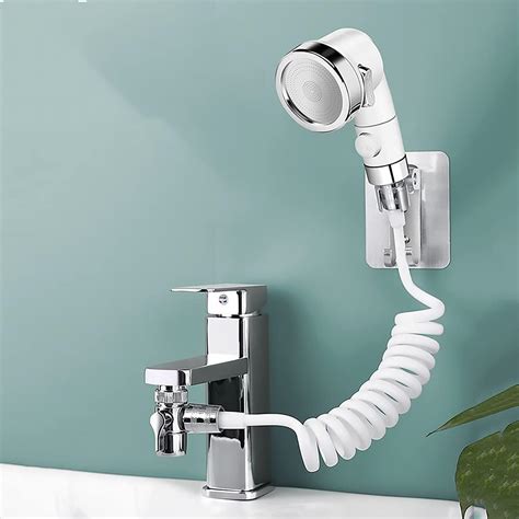 Bathroom Sink Faucet Sprayer Set Sink Hose Sprayer Attachment Hair