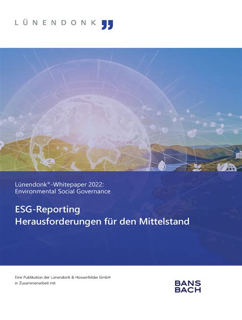 Lünendonk Whitepaper 2022 ESG Reporting Herausforderungen für den