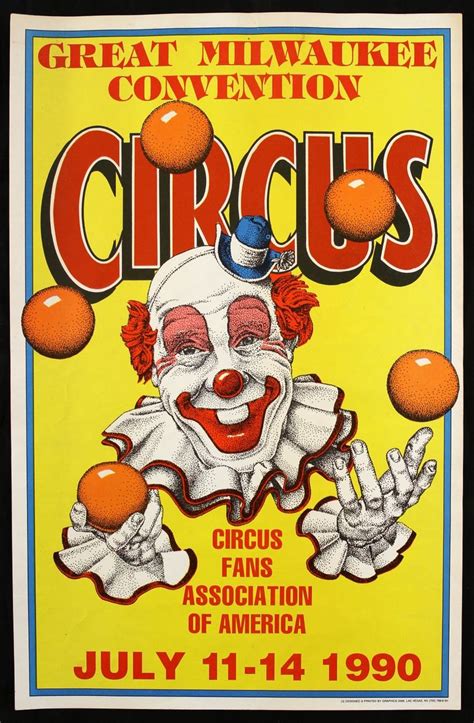 Circus 🎪 Fans of America 🇺🇸 | Vintage circus posters, Circus poster ...