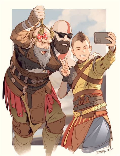 Kratos Atreus Art God Of War Art Gallery Hot Sex Picture