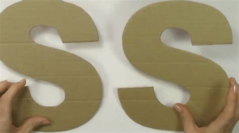 Letras En 3d Hechas En Cartón Para Decorar