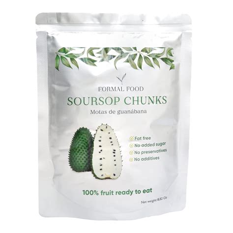 Soursop Guanabana Fruit 100 Mmf7 Natural And Real No Added Sugar No Preservatives 882