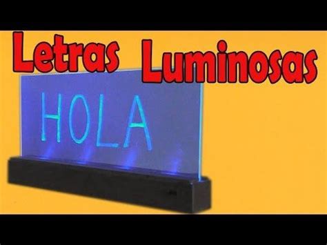 Letrero Luminoso Casero