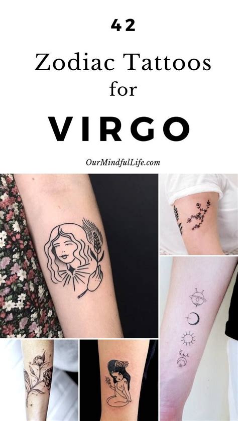 42 Zodiac Tattoos For Virgo OurMindfulLife Ourmindfullife