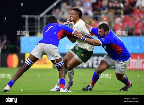 Photo action of Elton Jantjies during Rugby World Cup 2019 Pool B Match ...