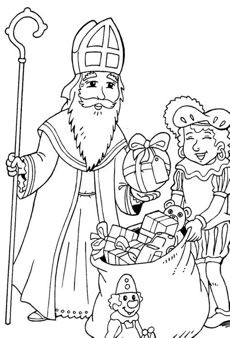 Saint Nicholas Coloring Page At Getcolorings Free Printable