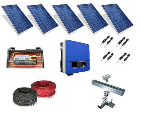 Kit Gerador Solar Fotovoltaico Sistemas On Grid Conectado Na Rede