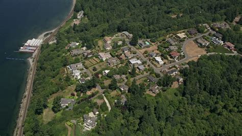 5k Stock Footage Aerial Video Of Of A Birds Eye View Of The Edmonds