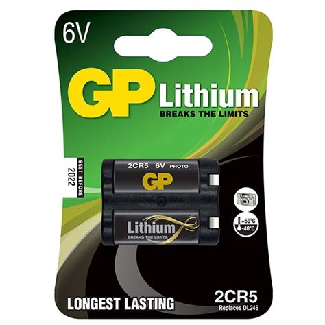 2CR5 PILE LITHIUM 6V GP PHOTO