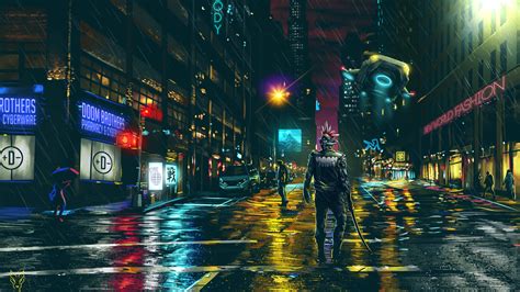 Cyberpunk Street Wallpapers Wallpaper Cave