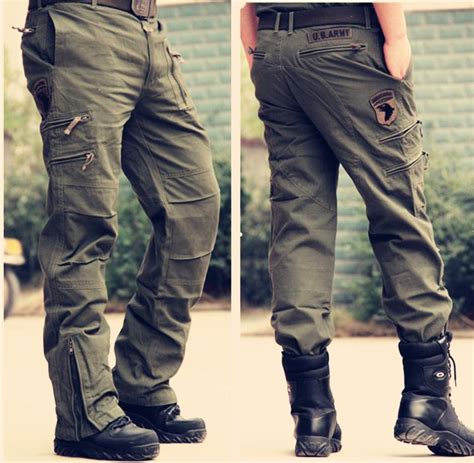 101 Airborne Jeans Casual Training Plus Size Cotton Breathable Multi Pocket Military Army