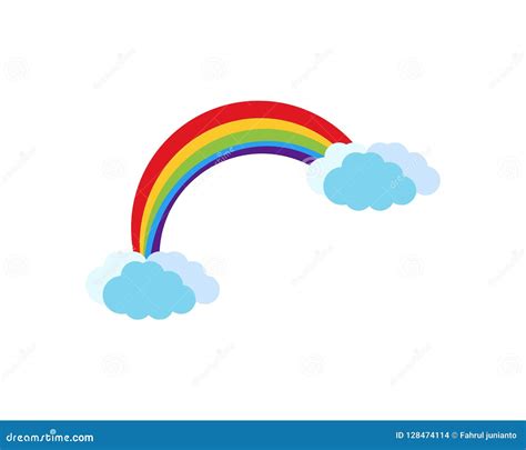 Ejemplo Del Vector Del Logotipo Del Arco Iris Ilustración Del Vector