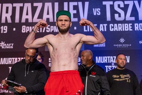 Photos Bakhram Murtazaliev Vs Tim Tszyu On Weight For 154 Lbs Title In