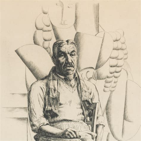 Harald Sallberg Portrait Of Peintre Fernand Leger MutualArt