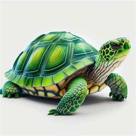 Premium Photo Illustration Of A D Green Turtle Full Hd