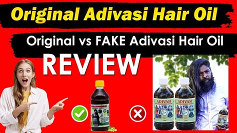 Original Adivasi Hair Oil Original Vs Fake Adivasi Oil How To