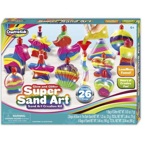 Glow And Glitter Super Sand Art Toys And Tales