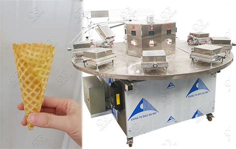 Stainless Steel Automatic Sugar Cone Baking Machine V