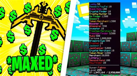 Insane Maxed Out Pickaxe Makes Us Quadrillions Minecraft Op Prison