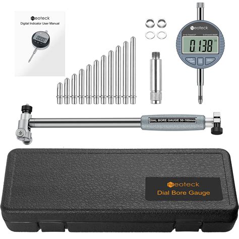 Neoteck Digitale Messuhr 50 160mm Bohrungsmessgerät Innenmeßgerät