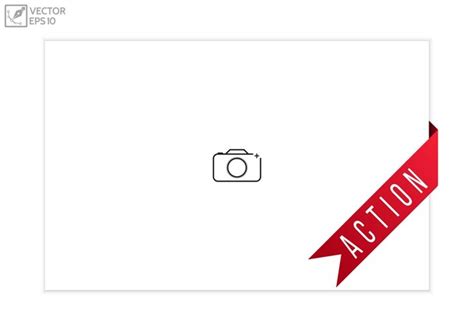 premium vector action red vector banner illustration isolated