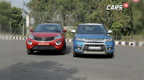 Maruti Suzuki Vitara Brezza Vs Tata Nexon Comparison Price Mileage