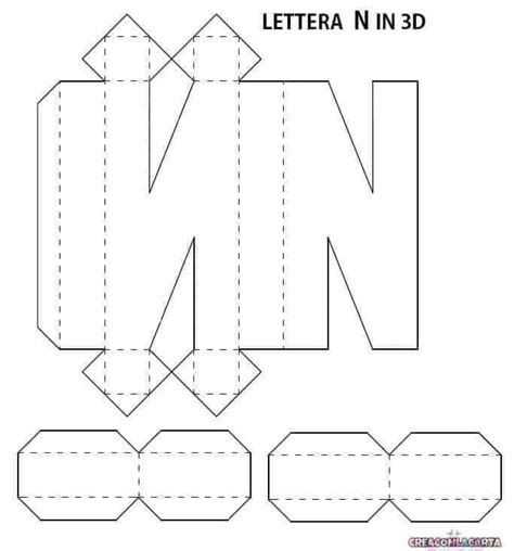 Moldes De Letras En 3d