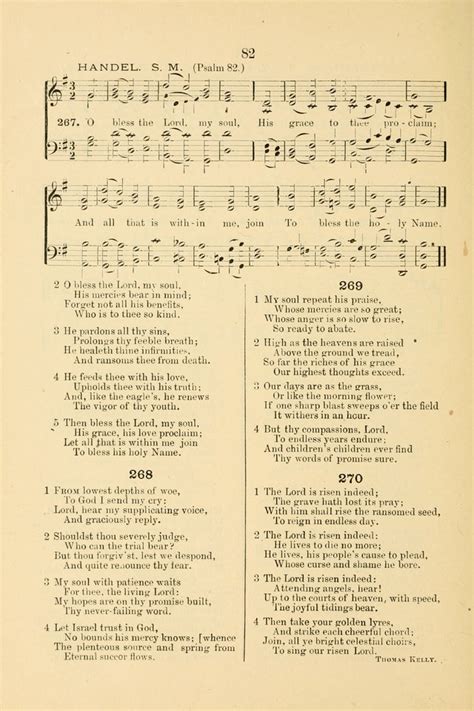 The Christian Hymnal For The Church Home And Bible Schools 267 O Bless The Lord My Soul