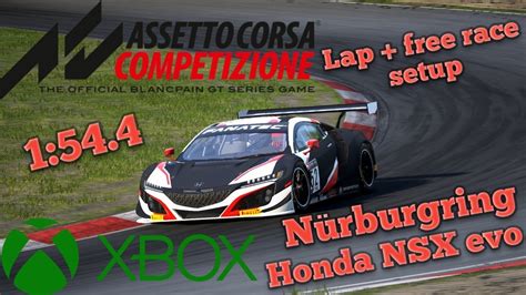 Honda Nsx Evo N Rburgring Lap Free Race Setup Xbox Assetto Corsa