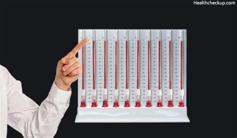 Esr Test Procedure Normal Ranges And Causes Of Low And High Esr