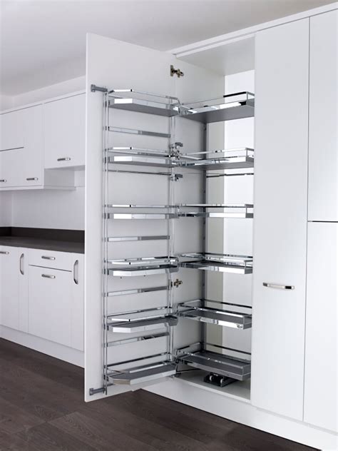 Kastlf Sc Kesseb Hmer Tandem Chrome Style Full Larder Pull Out For