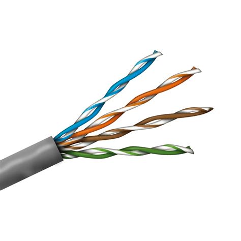 Nbw Cable Cat E Solido Prs Gris Telnet