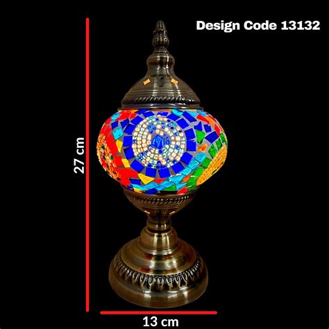 Glass Mosaic Lamp Classic Design Code 13132 Sr Creations