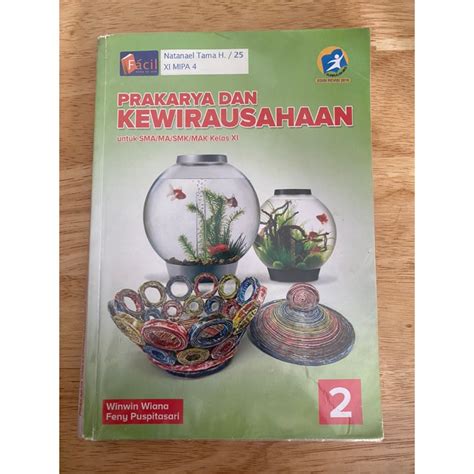 Jual Buku Prakarya Dan Kewirausahaan Kelas Facil Shopee Indonesia