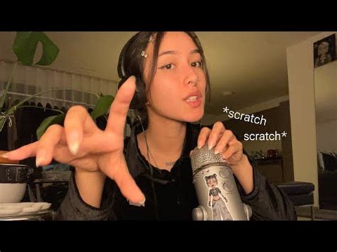 ASMR DEEP MIC POKING W Foam Mic Long Nails