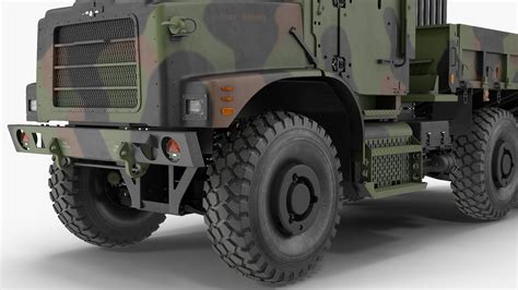 Military Cargo Truck Oshkosh Mtvr Mk Rigged D Model Max Free D