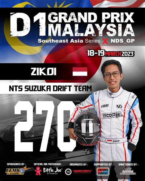 Ziko Garasi Drift Jajal D1 Gp Series Malaysia Bersaing Dengan Para