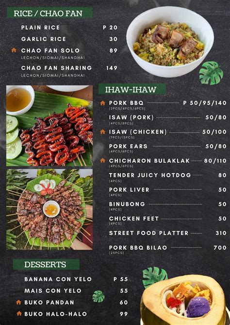 Menu At Kakang Ana S Home Of The Best Lutong Bahay Restaurant Santo