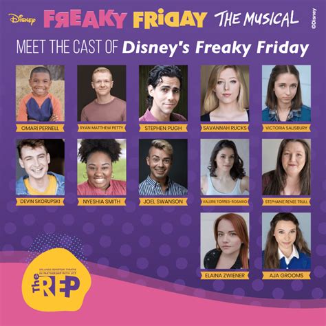 Meet the cast of Disney's Freaky Friday the Musical | Orlando REP