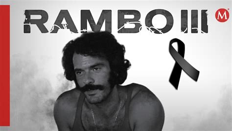 Muere Spiros Focás Famoso Actor De Rambo 3 Grupo Milenio