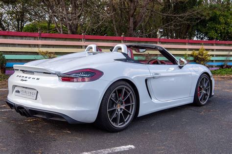 2016 Porsche 981 Boxster Spyder 9 100 Miles Sold For Sale Stirlings