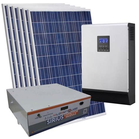 Kit Fotovoltaico Kwp Con Accumulo A Supercondensatori Con Inverter