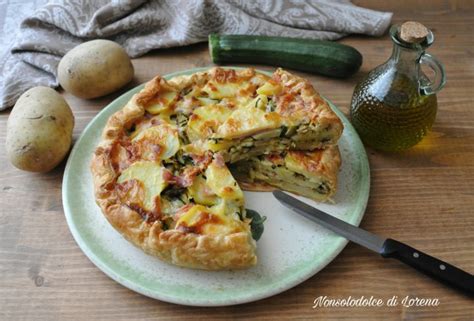 Torta Rustica Di Patate E Zucchine Semplice E Sfiziosa